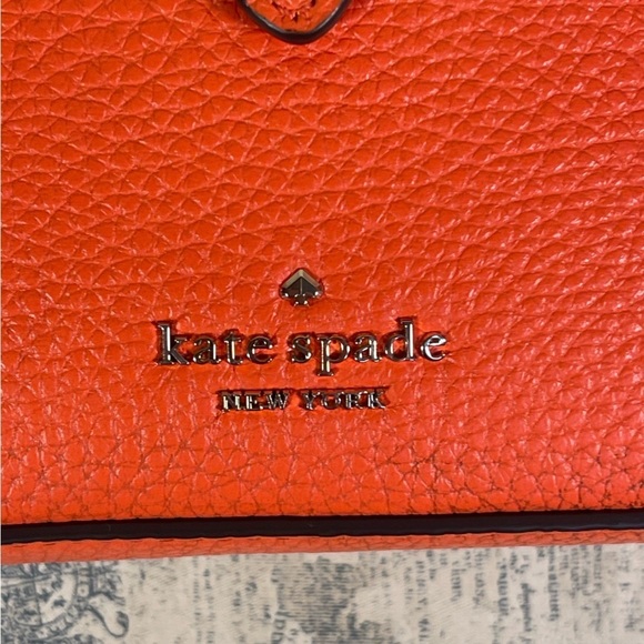 kate spade New York Leila Small Tab Crossbody Bag in Bright Rose - Picture 9 of 13